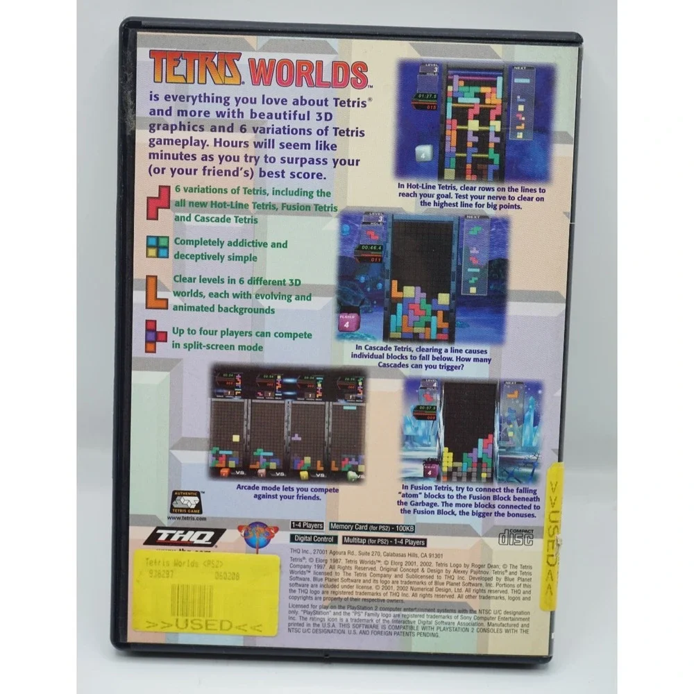 Tetris Worlds‎ - Sony Playstation 2 PS2